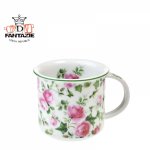 Porcelánový hrnek - růžičky 250 ml